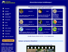 Tablet Screenshot of monni.akvaariokeskus.com